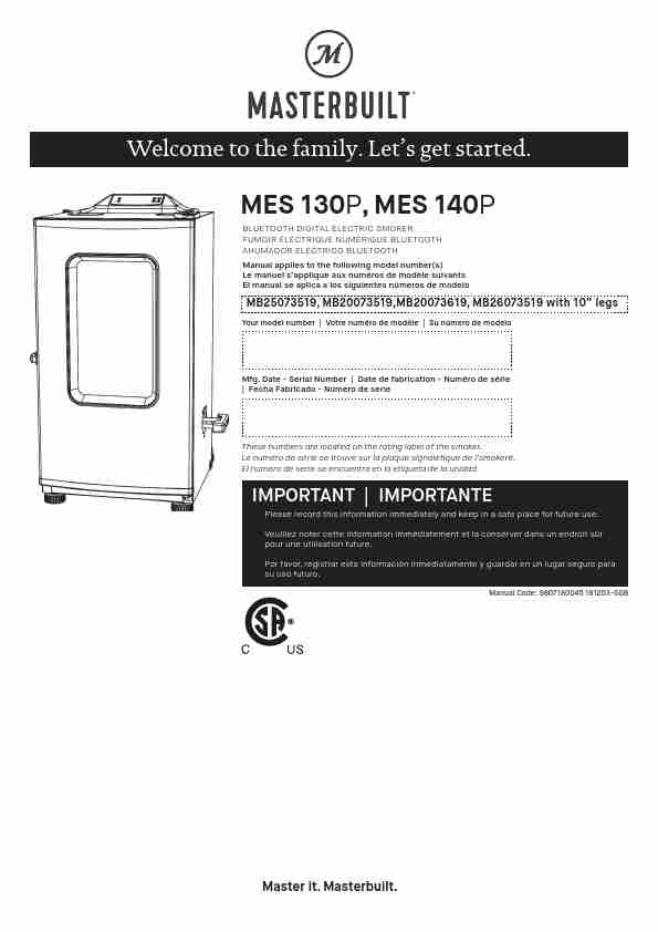 Masterbuilt Mes 230g Bluetooth Digital Electric Smoker Manual-page_pdf